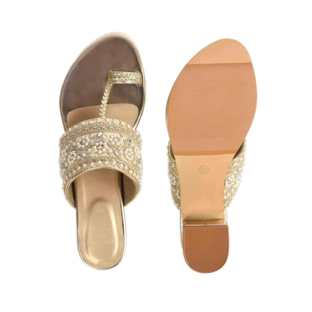 Aurora Gold Heels