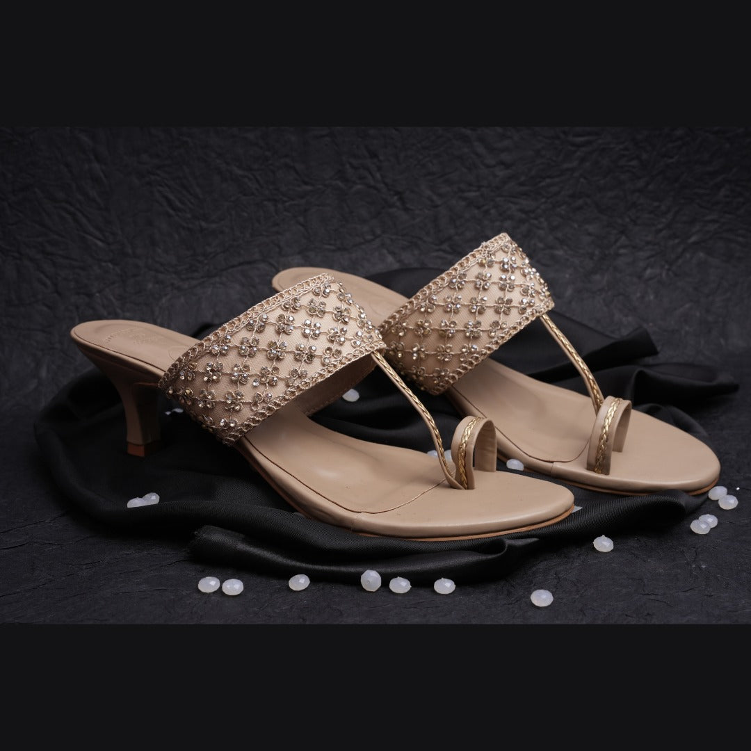 Adamant Diamond Gold Heels - Main Image