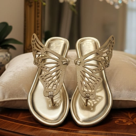 Gold wing Sandal