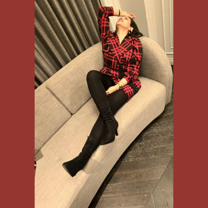 Coal Black Suede Boots