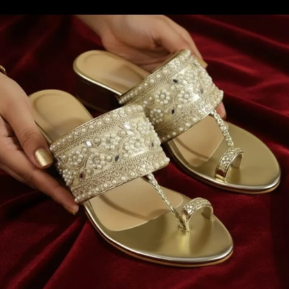 Aurora Gold Heels