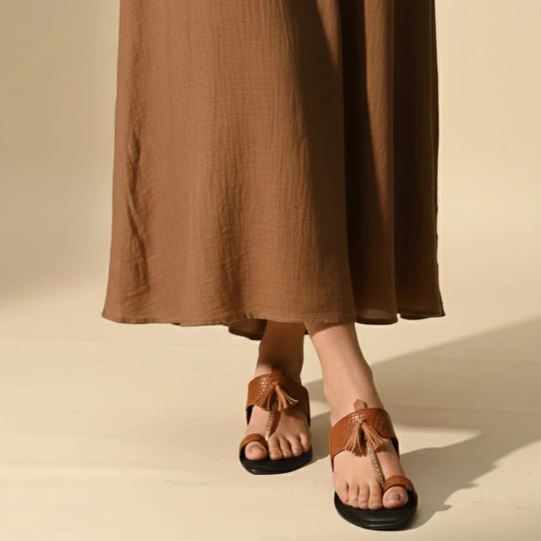 Roohani braided Block Heels