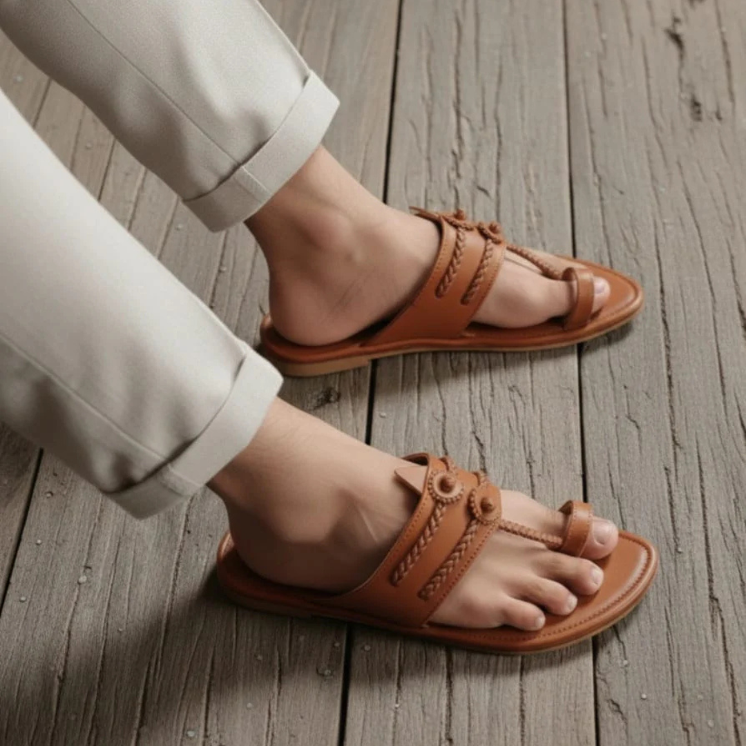 Loin Men's Leather Kolhapuri