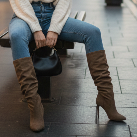 Brown Suede Boots