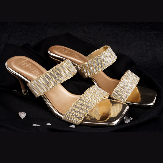 Aurelia Gold Diamond Heel