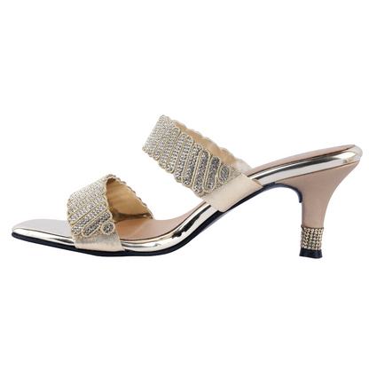 Aurelia Gold Diamond Heel