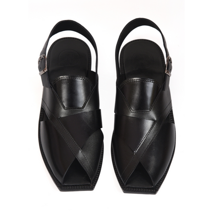 Sultan Black Nawab Men's Sandal