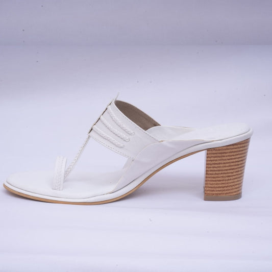 Camellia Kolhapuri Block Heels