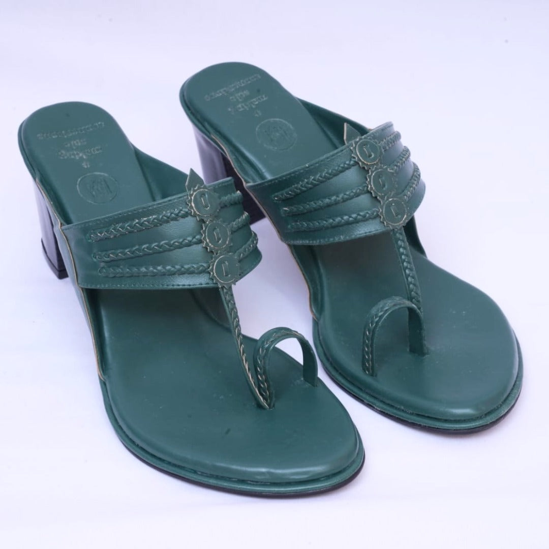 Forest Block Kolhapuri Heels