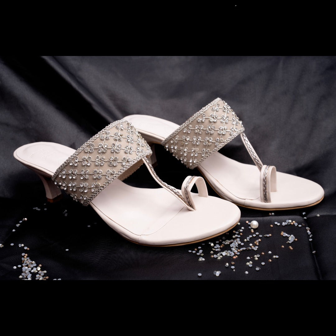 Adamant Diamond White Dove Heels