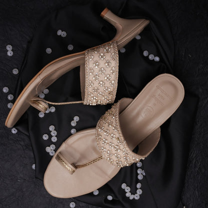 Adamant Diamond Gold Heels