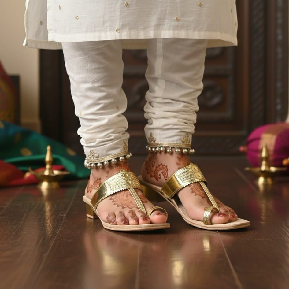 Aurum Classic Gold Kolhapuri