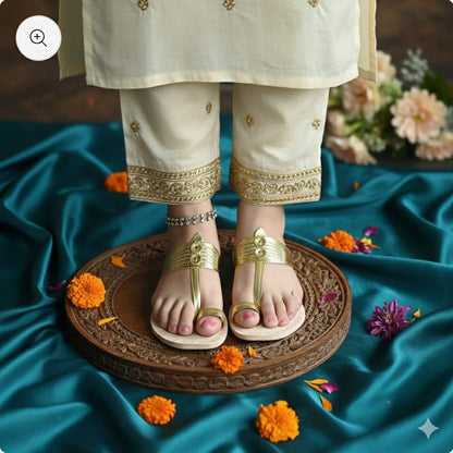 Classic Gold Kohlapuri