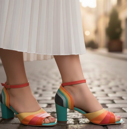 Retro Block Heels