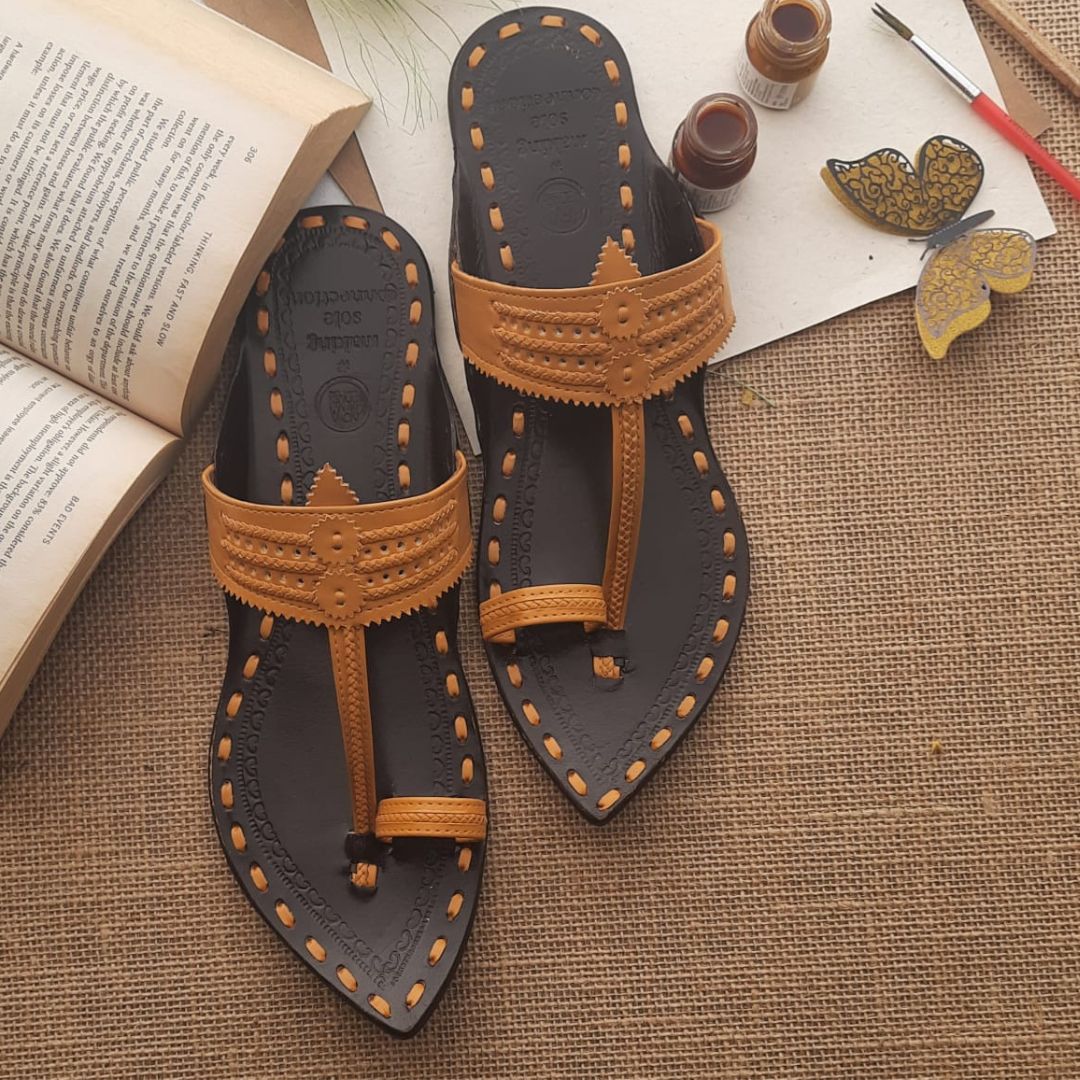 Gandhi Sandals Butterscotch