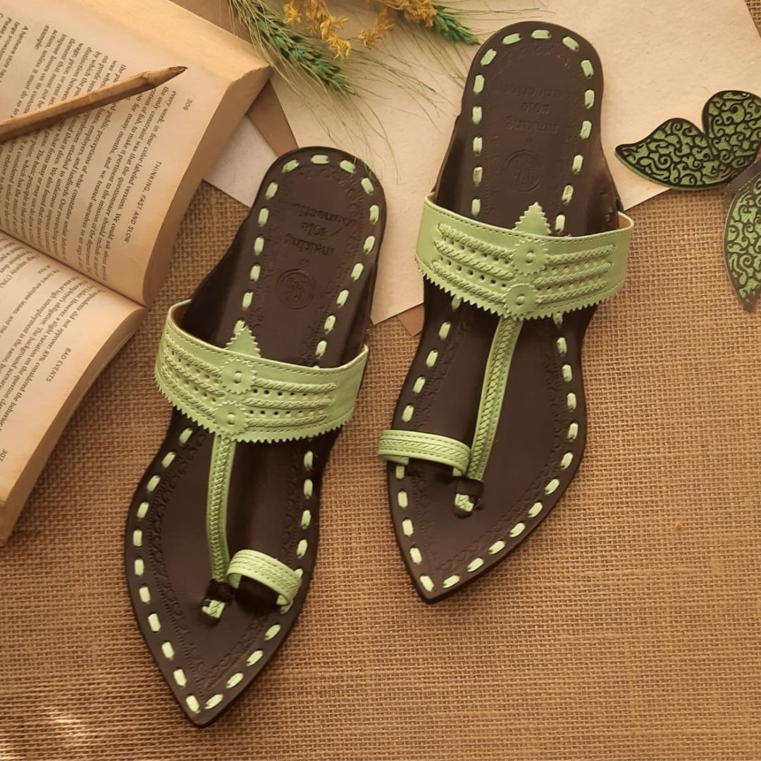 Gandhi Sandal Mint Green