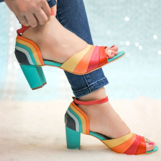 Retro Block Heels