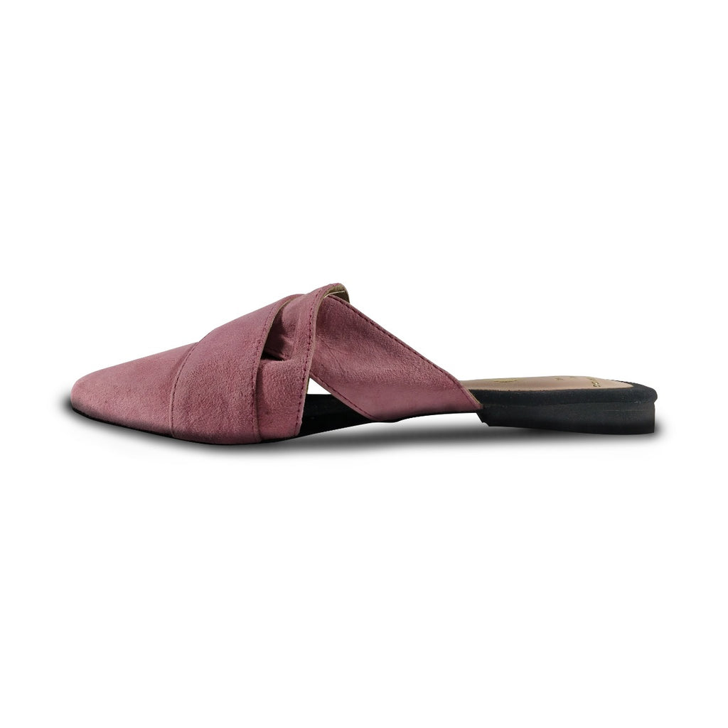 Sweet no Sugar! Suede Leather Mules