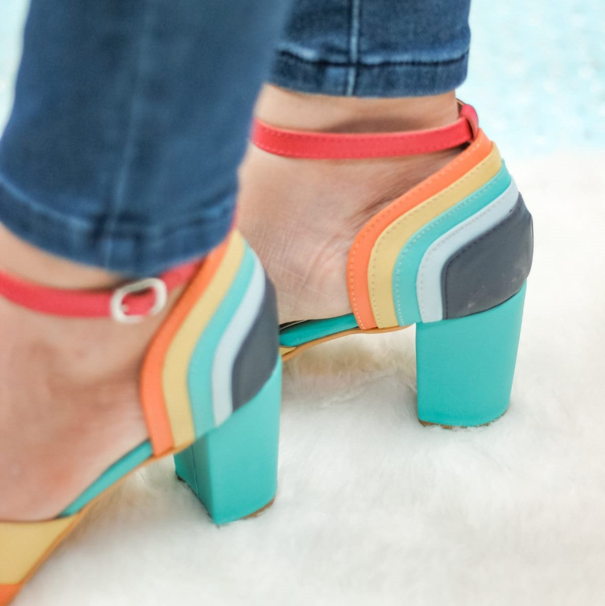 Retro Block Heels